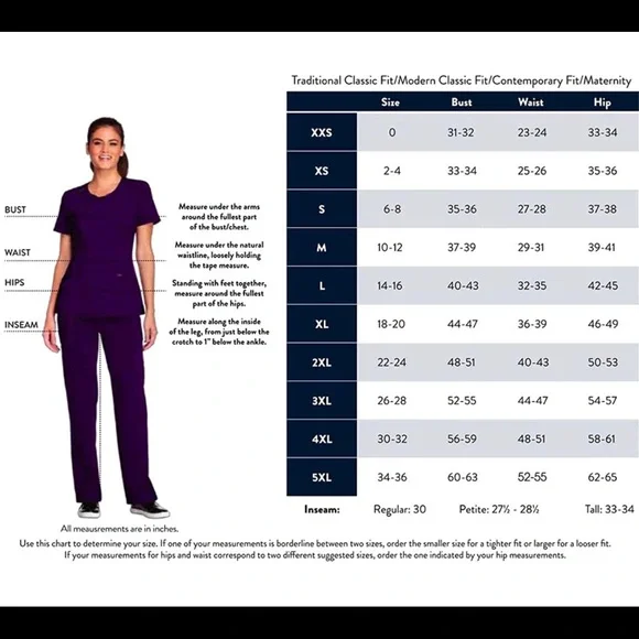 Cherokee Workwear Revolution Women Scrubs Top - Picture 4 of 4